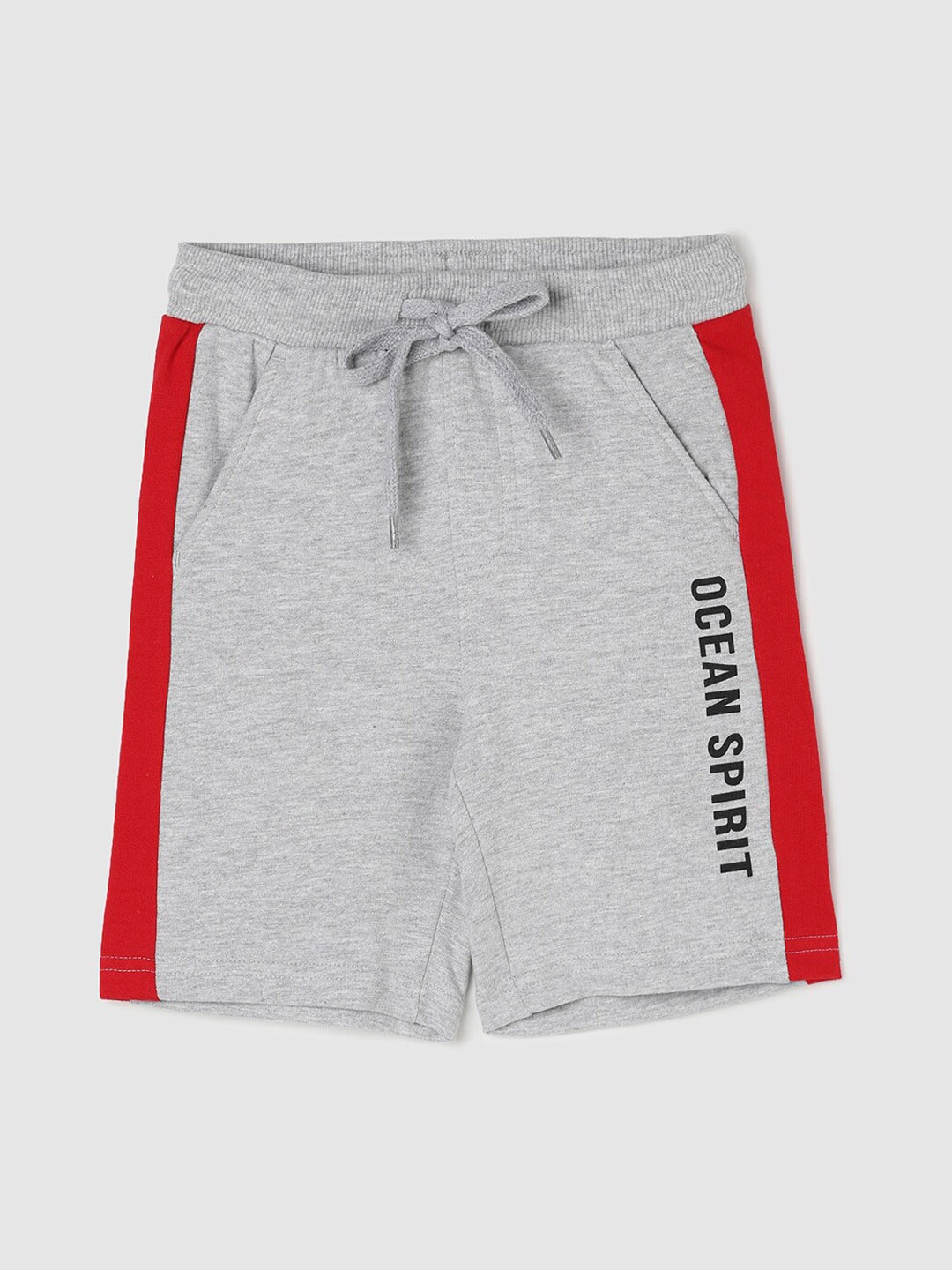 

max Boys Cotton Shorts, Grey