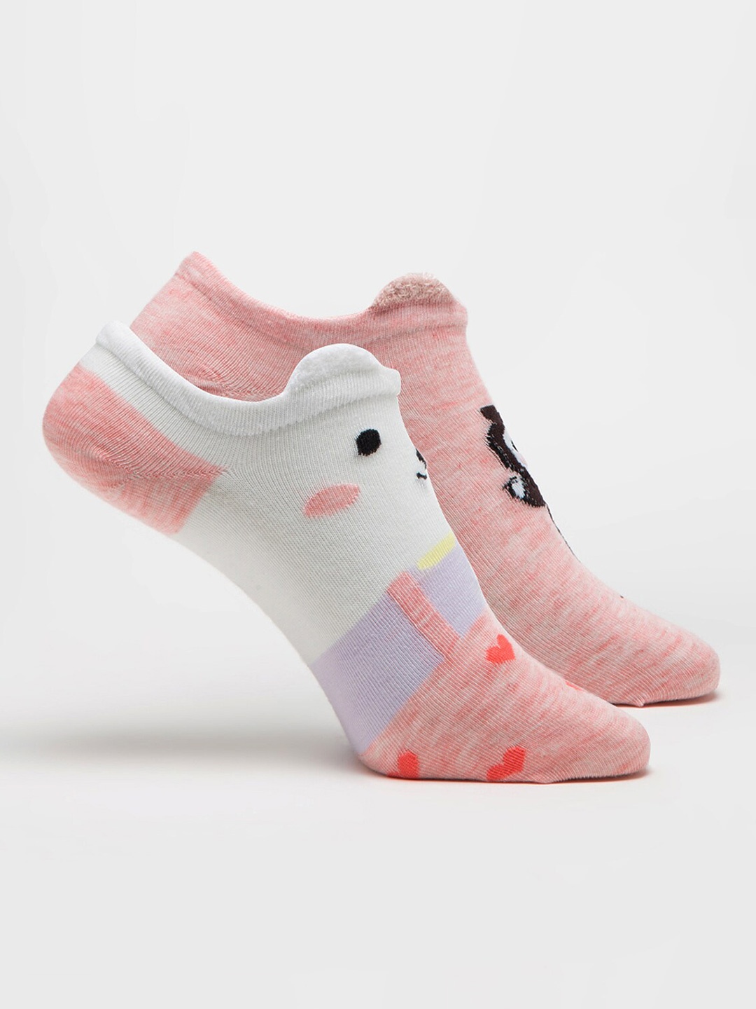 

J Style Women Pack Of 2 Shoe Liner Socks, Assorted