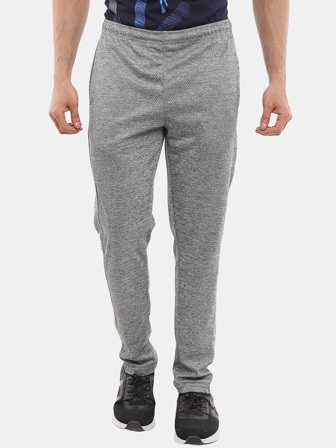 

V-Mart Men Cotton Track Pants, Grey