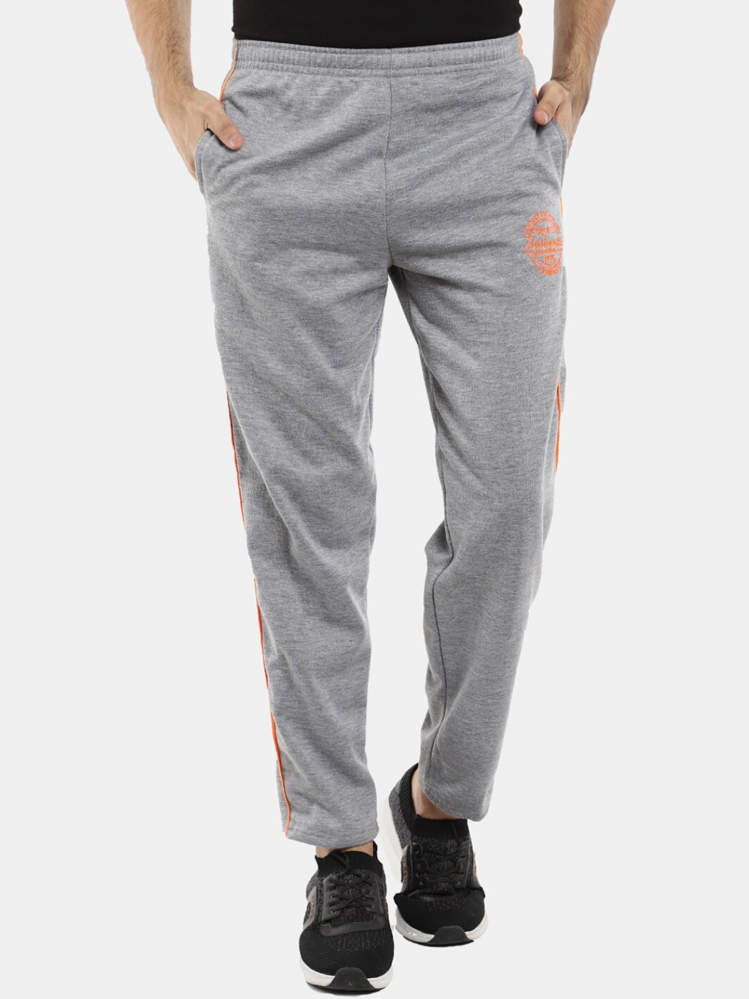 

V-Mart Men Cotton Track Pants, Grey