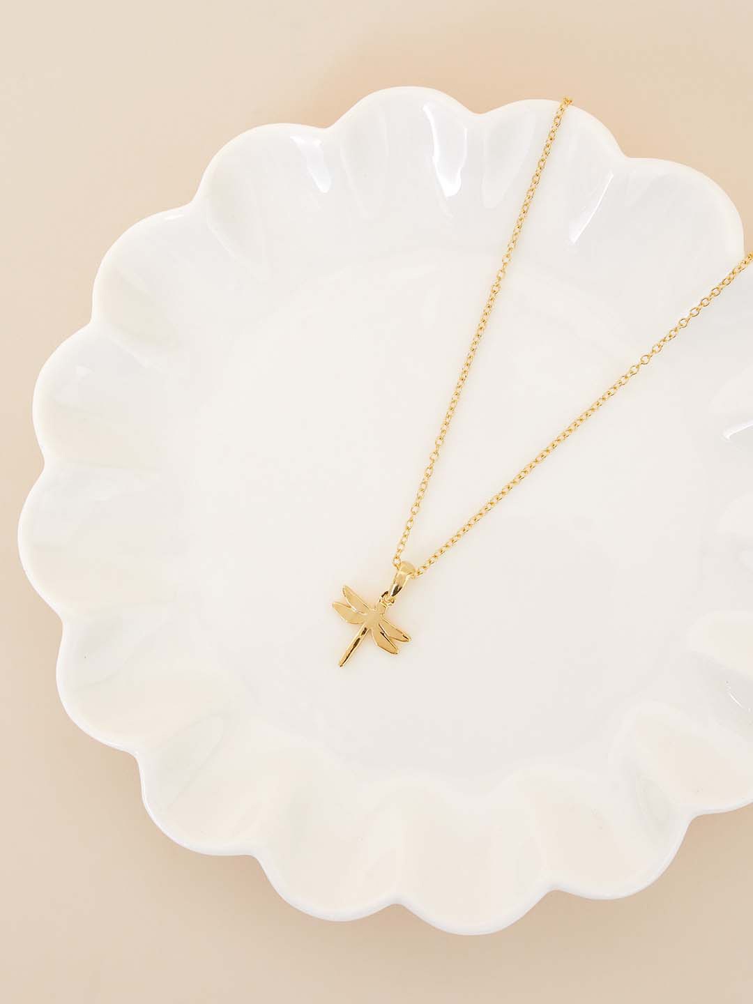 

Accessorize London 14K Gold Plated Z Modern Heirloom Malachite Pendant Necklace