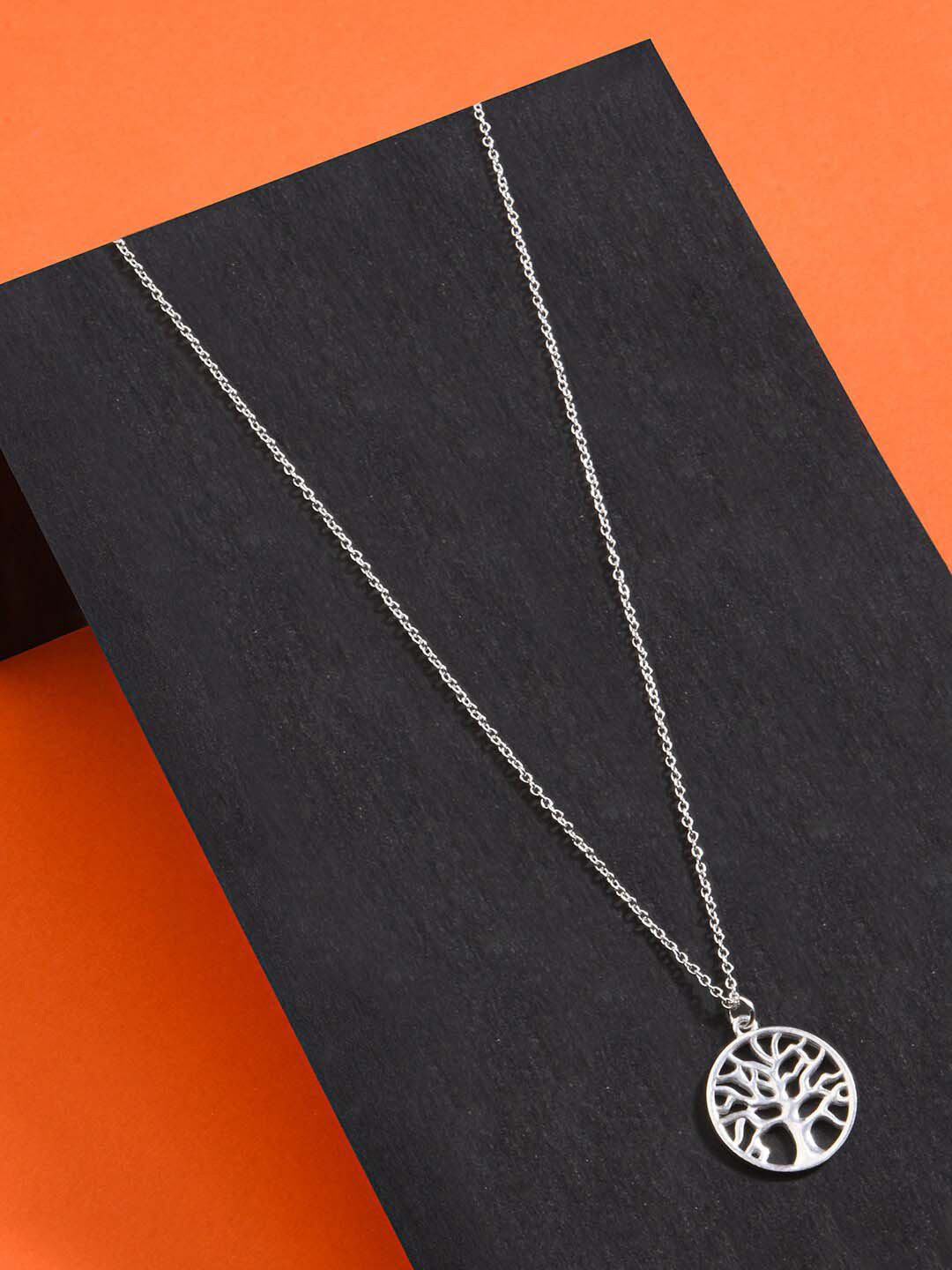 

Accessorize 925 Pure Sterling Silver Tree of life Pendant Necklace For Women