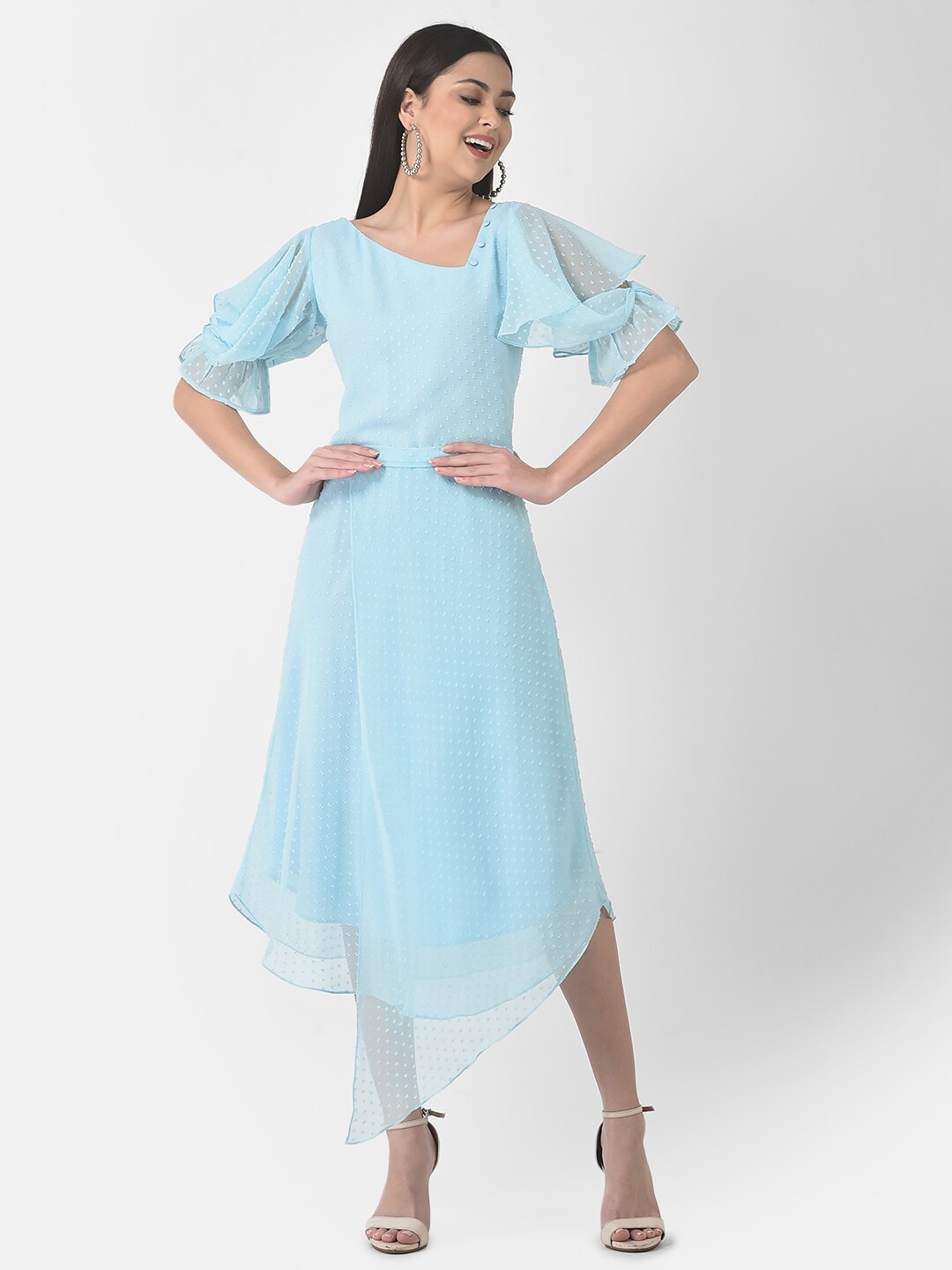 

Eavan Midi Dress, Turquoise blue