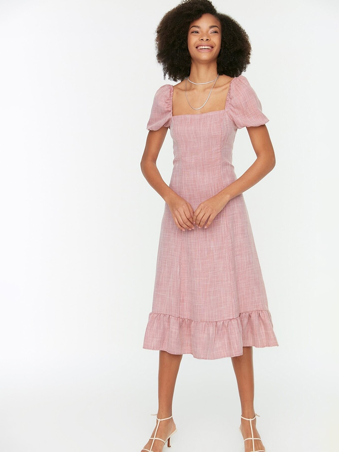 

Trendyol Midi Dress, Rose