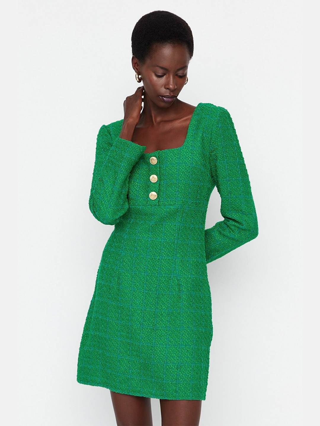 

Trendyol Sweater Mini Dress, Green