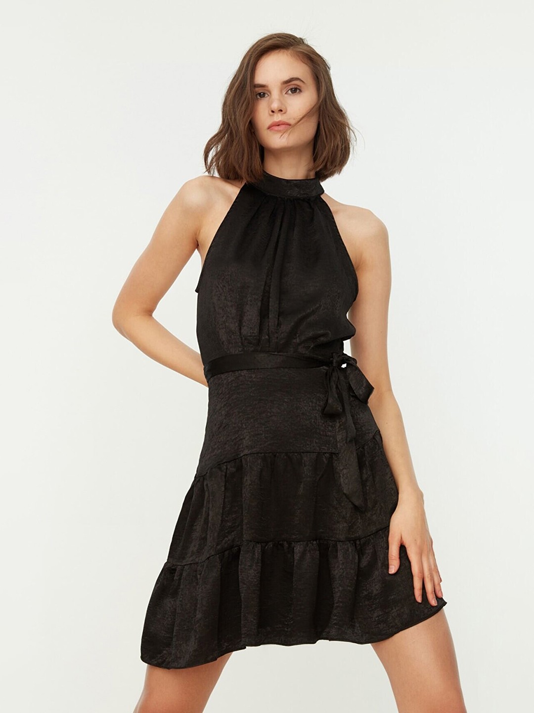 

Trendyol Halter Neck Dress, Black