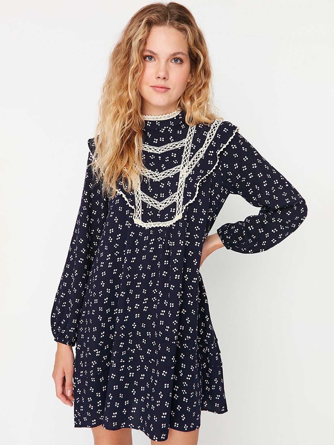 

Trendyol A-Line Dress, Navy blue