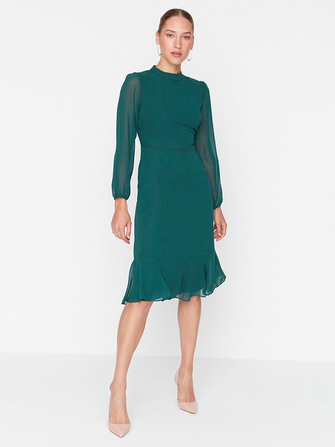 

Trendyol A-Line Dress, Green