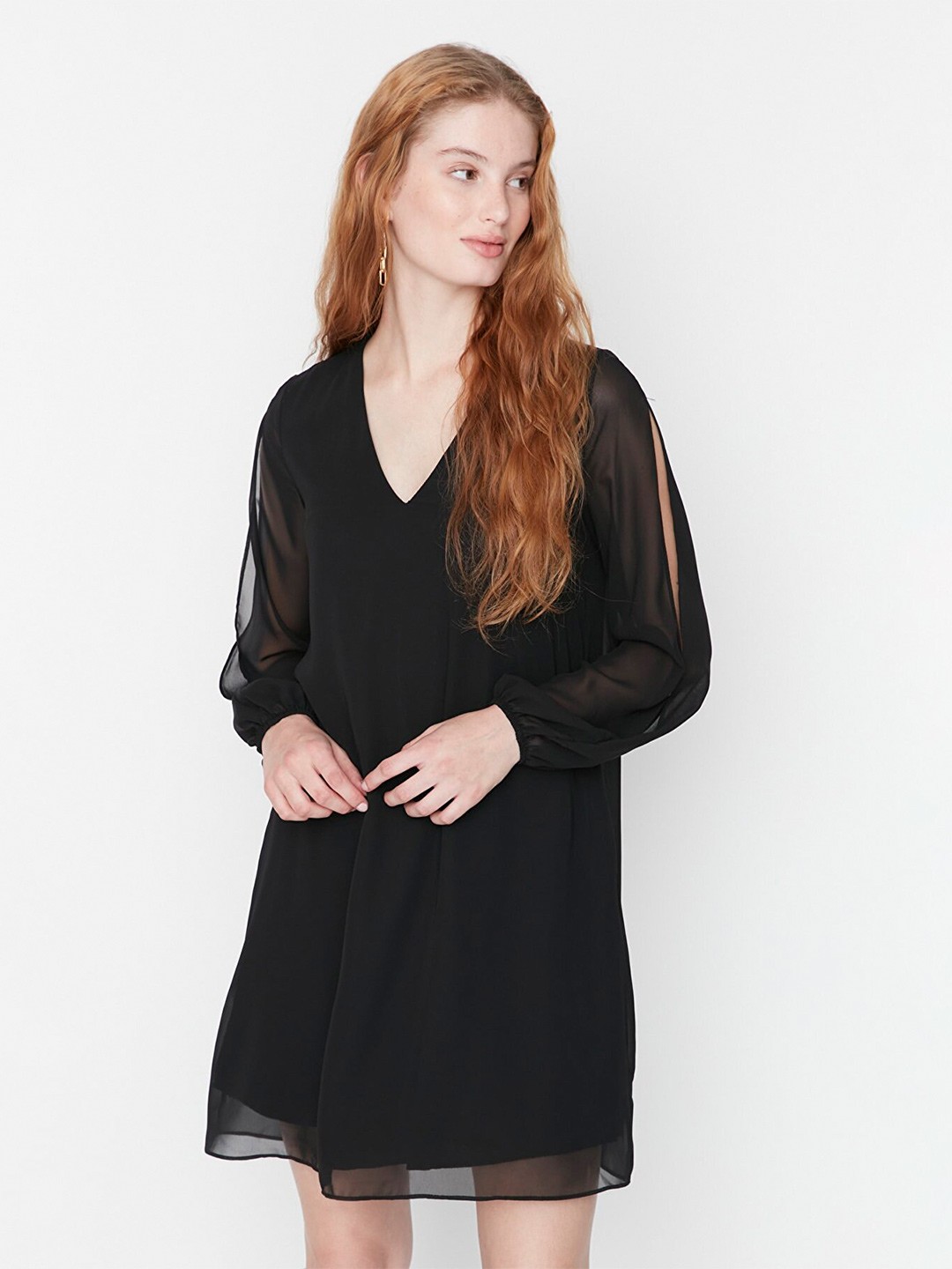 

Trendyol A-Line Dress, Black
