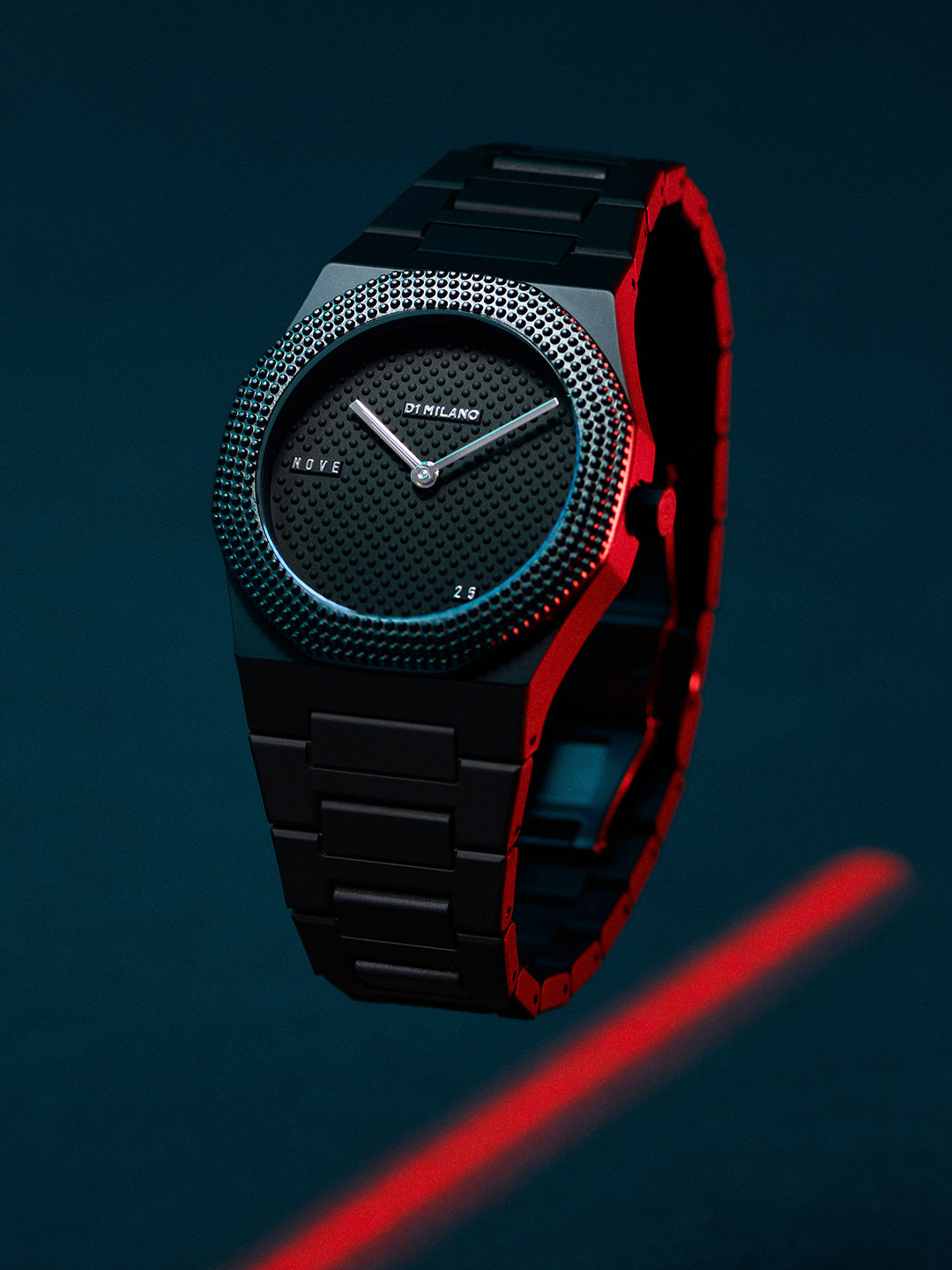 

D1 Milano Unisex Printed Dial & Black Bracelet Style Straps Analogue Watch PCBJ925