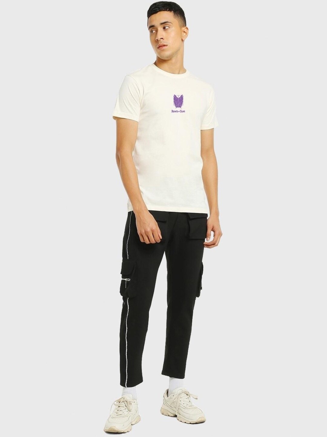 

Bewakoof Men White T-shirt
