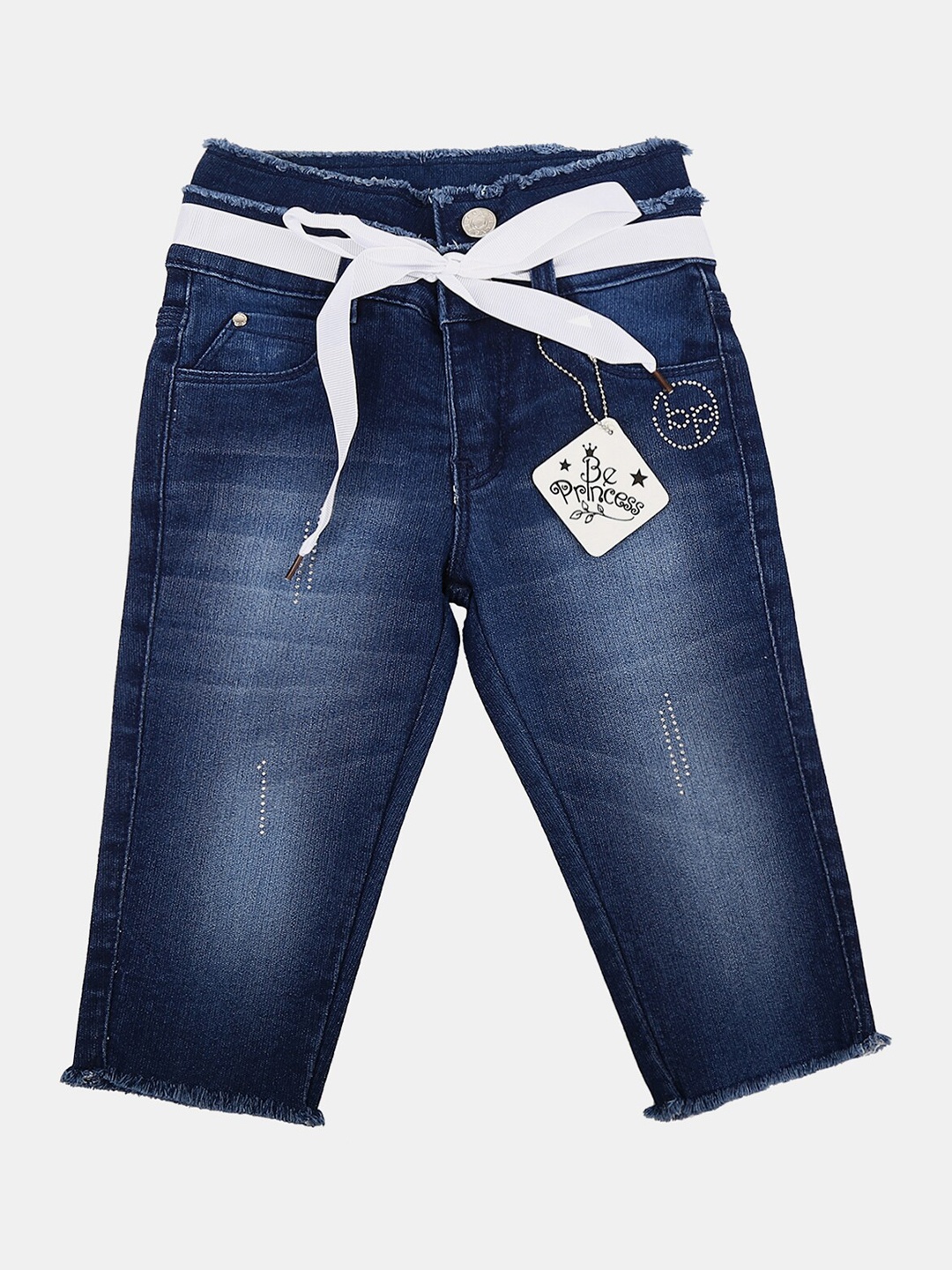 

V-Mart Boys Denim Shorts, Blue