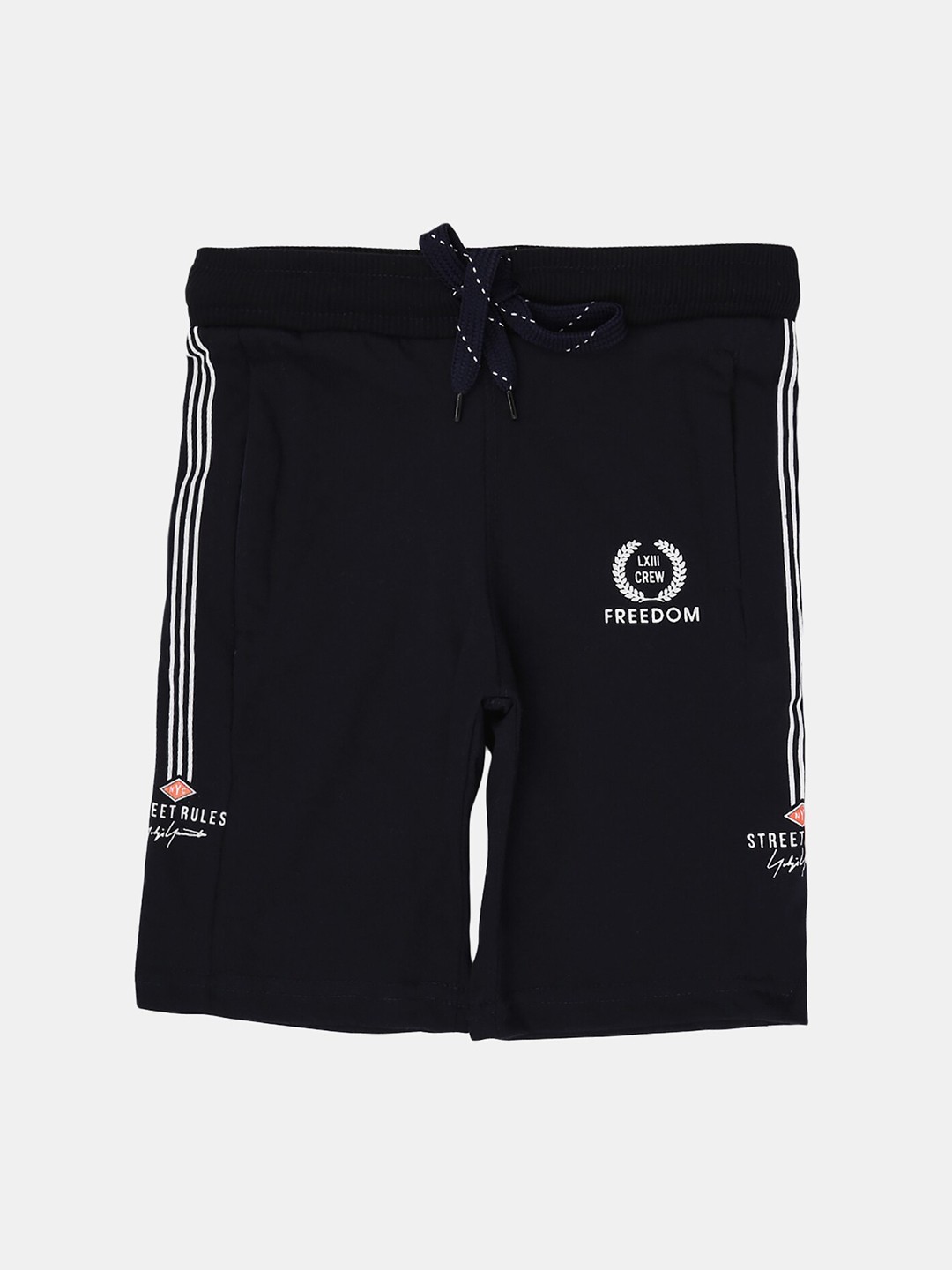 

V-Mart Boys Cotton Shorts, Navy blue