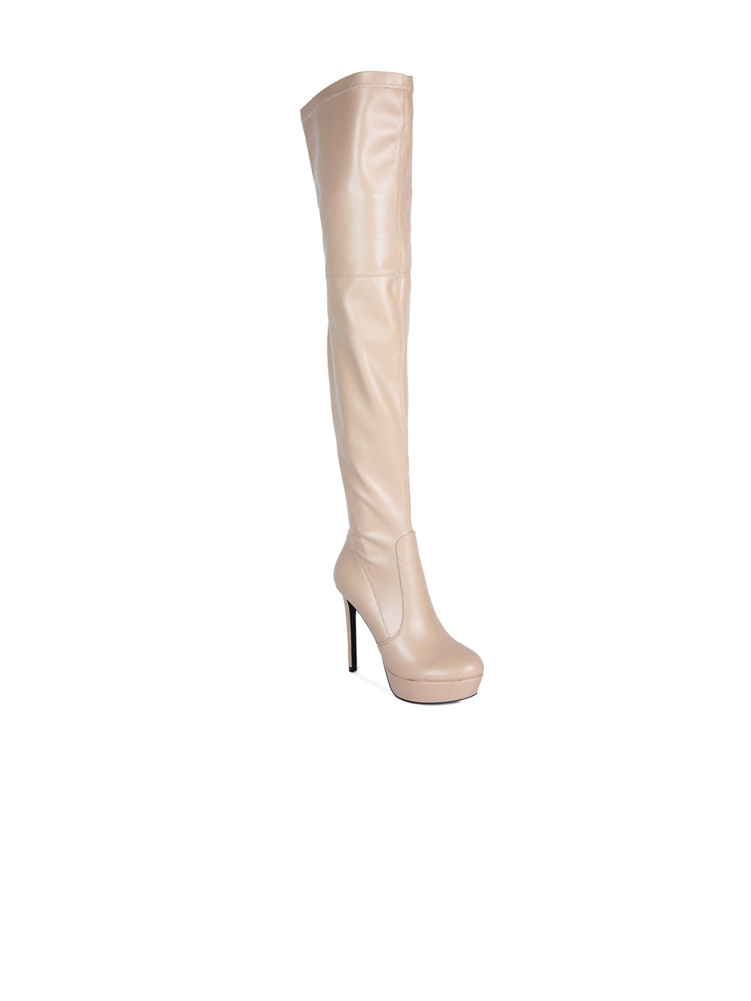 

London Rag Women High-Top Regular Boots, Beige