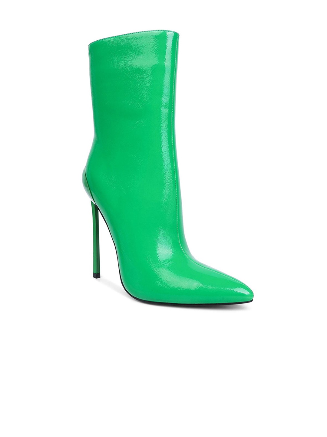 

London Rag Women High Heeled Regular Boots, Green