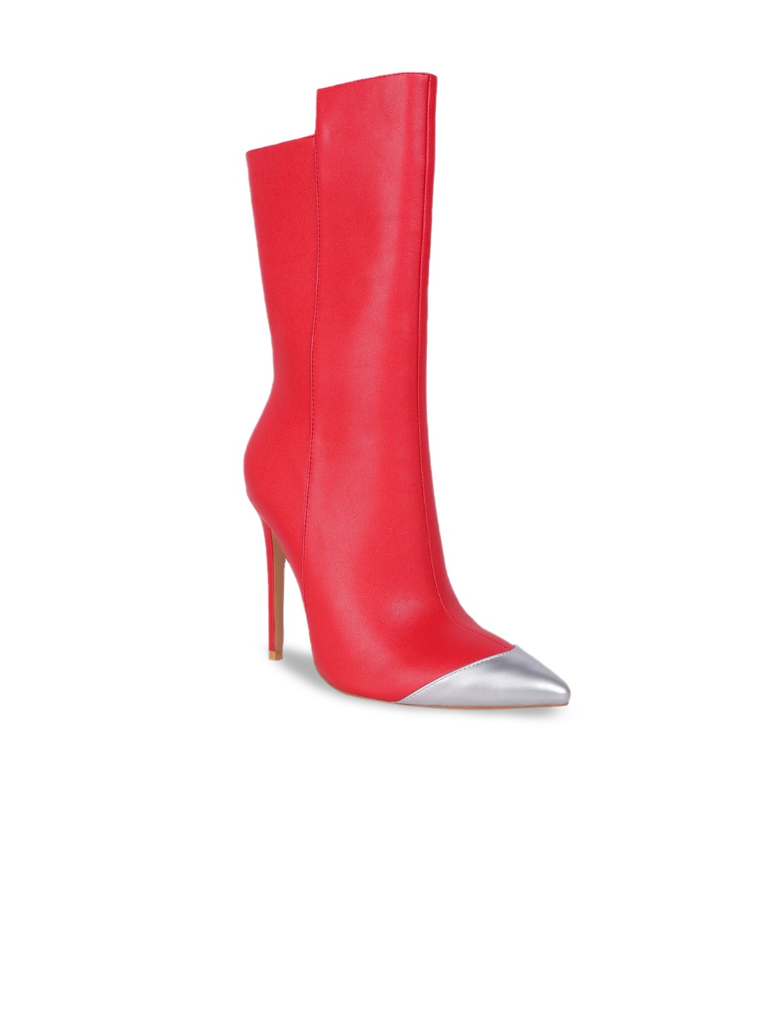

London Rag Women Heeled Regular Boots, Red