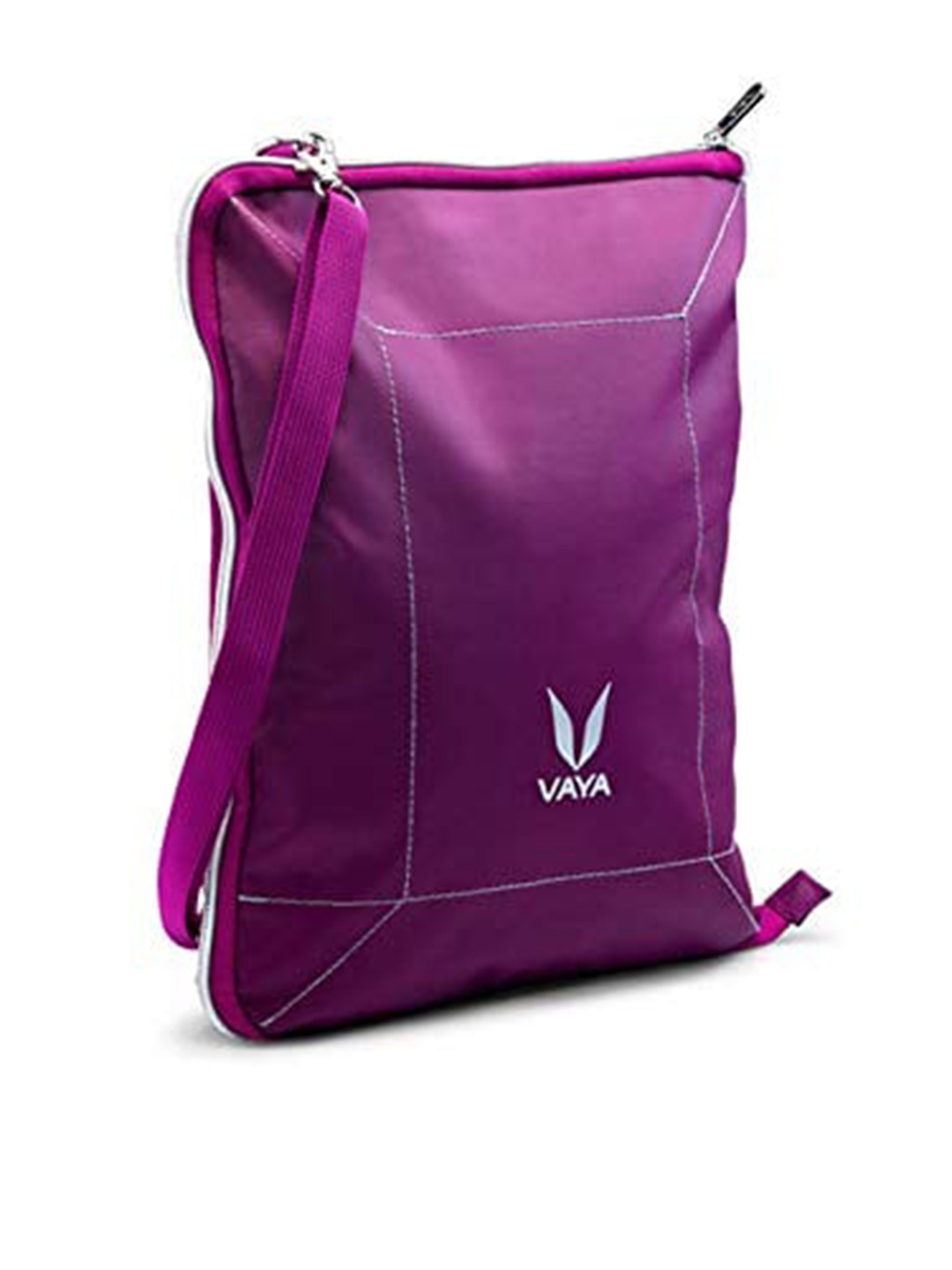 

Vaya Brand Logo Printed Lunch Bag With Sling, Purple
