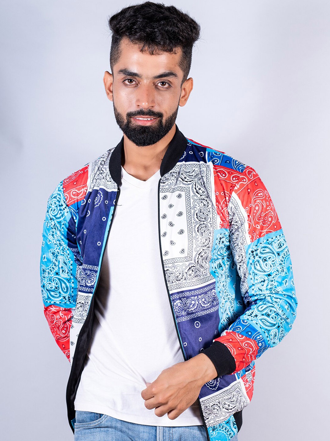 

Tistabene Men Cotton Lightweight Denim Jacket, Blue