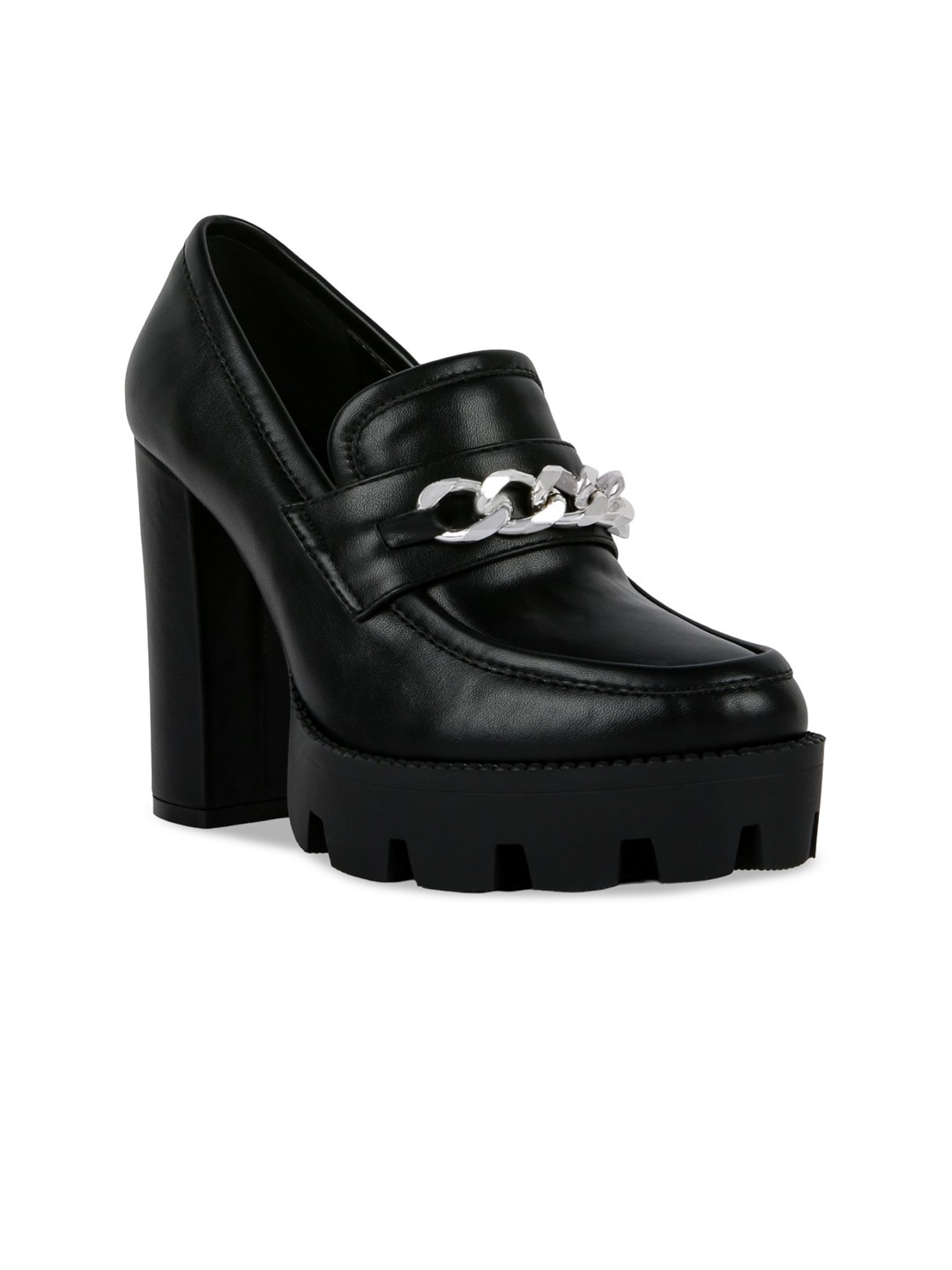 

London Rag Women Solid Platform Pumps, Black