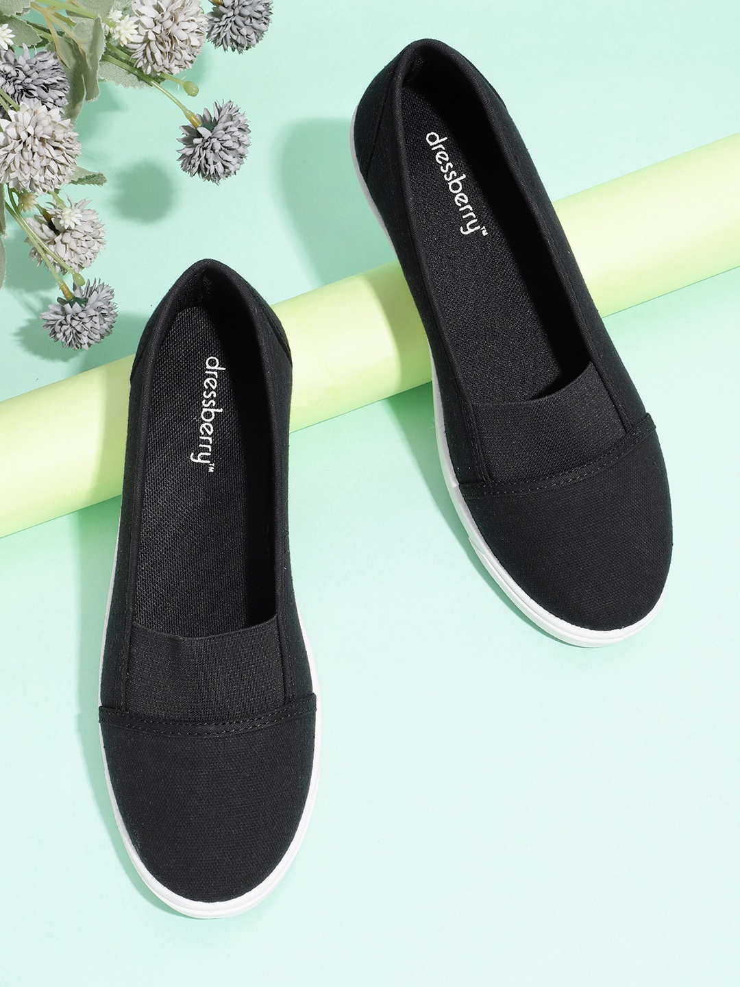 

DressBerry Women Ballerinas, Black