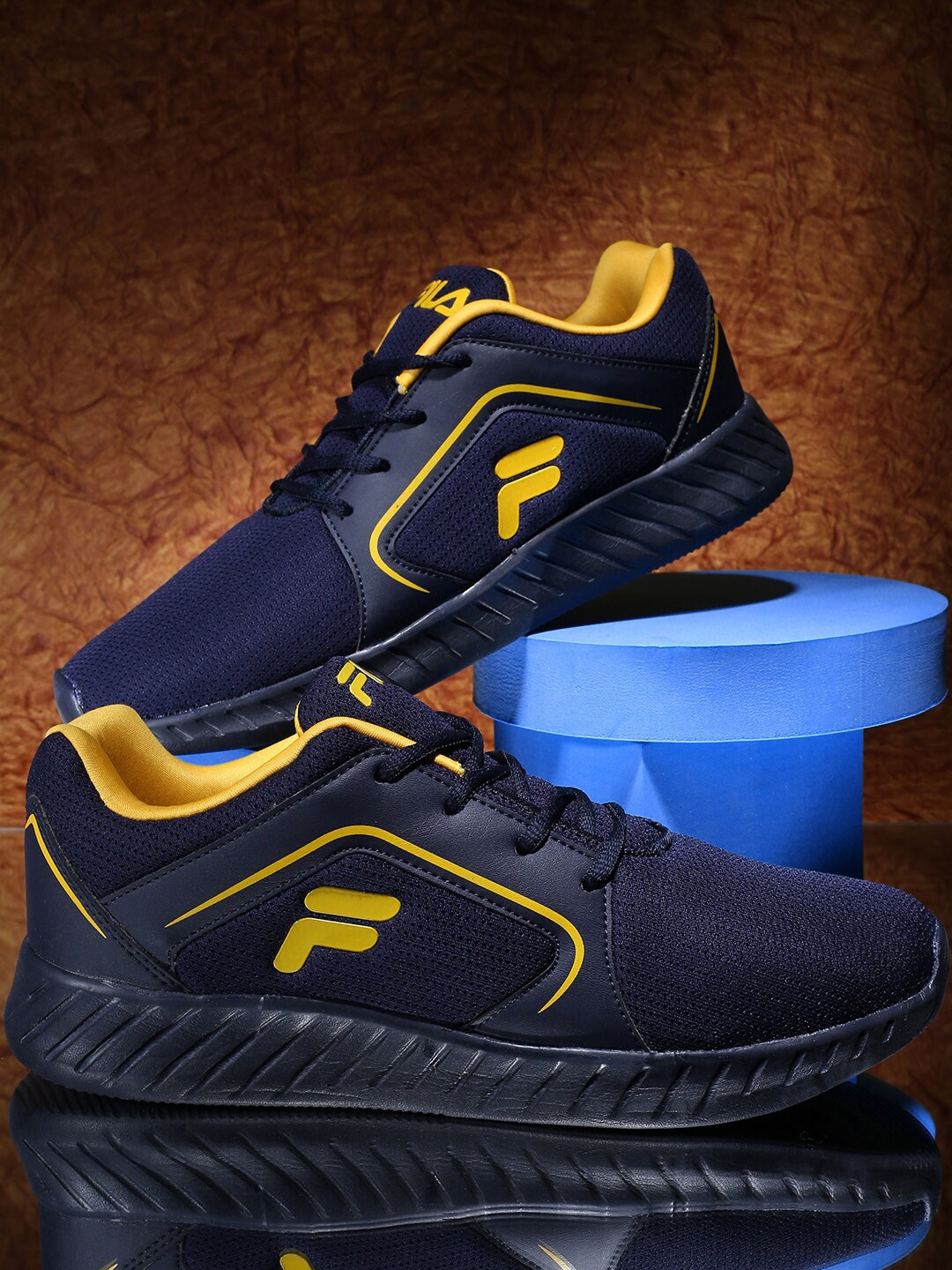 

FILA Men Lace-Ups Running Sports Shoes, Blue