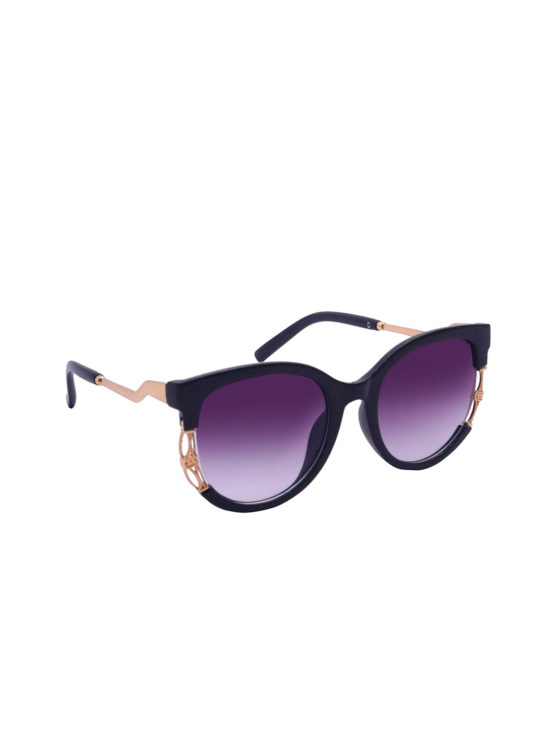 

Spiky Kids Cateye Sunglasses with UV Protected Lens W2952, Black