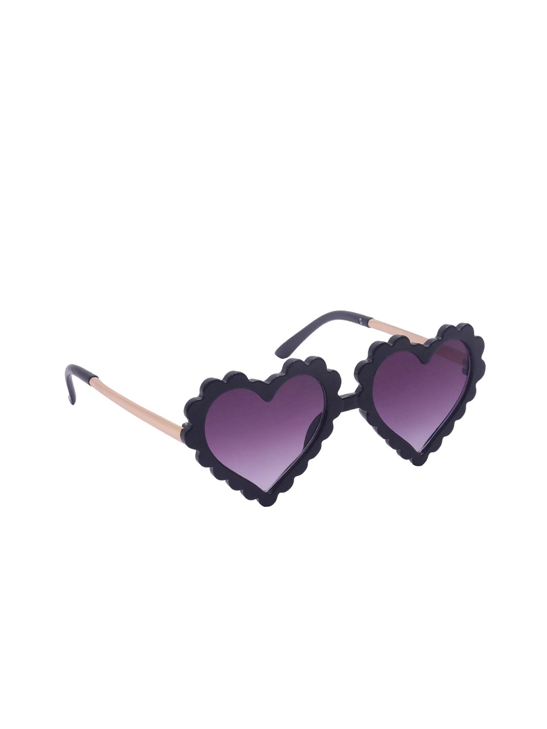 

Spiky Unisex Kids Oval Sunglasses with UV Protected Lens, Black