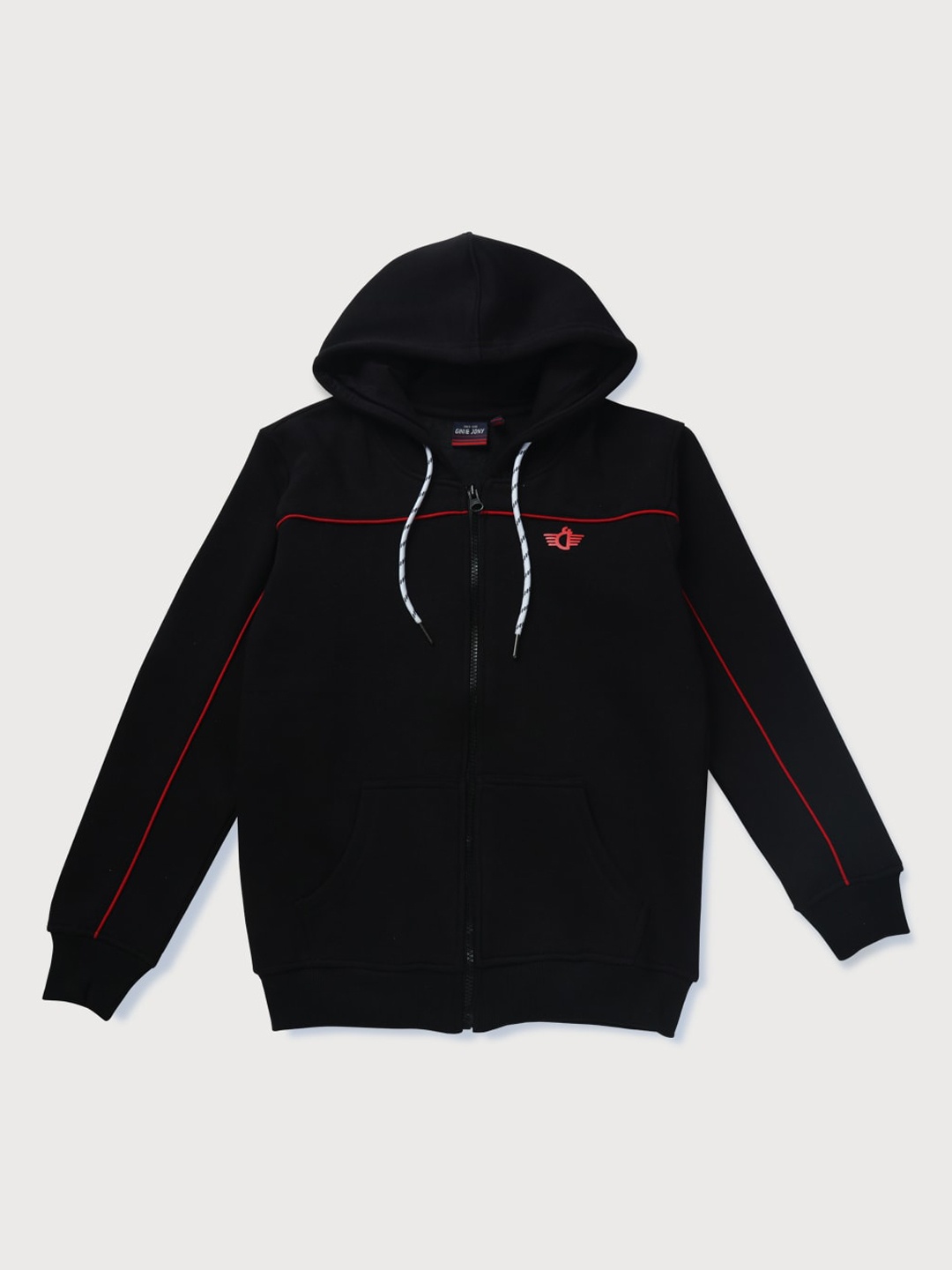 

Gini and Jony Boys Fleece Sporty Jacket, Black