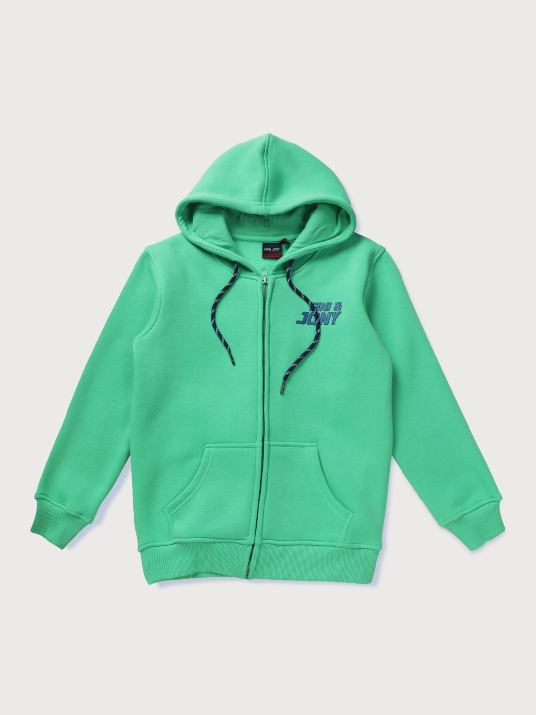 

Gini and Jony Boys Fleece Bomber Jacket, Sea green