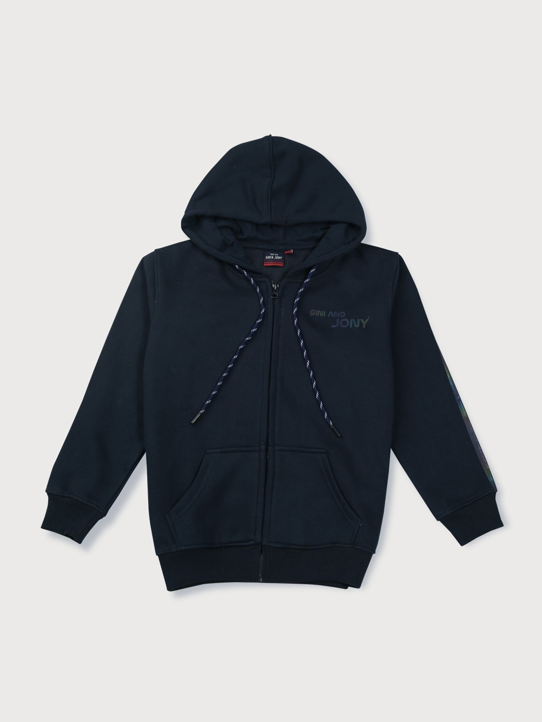 

Gini and Jony Boys Fleece Bomber Jacket, Navy blue
