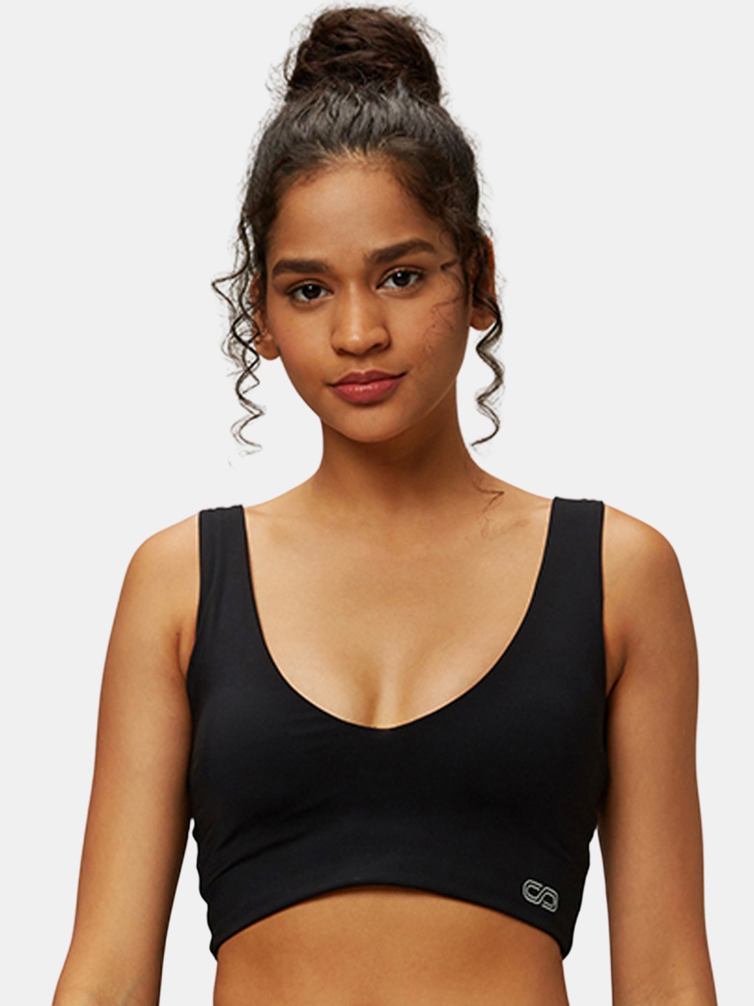 

Silvertraq Anti-Odour Moisture-Wicking Seamless Sports Bra W375KXS, Black