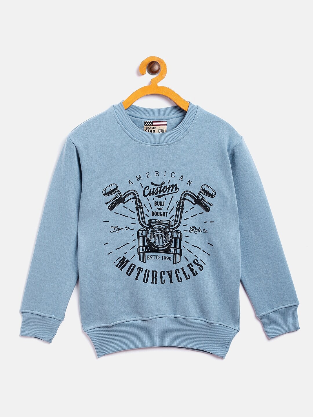 

Duke Boys Printed Round Neck Sweatshirt, Grey