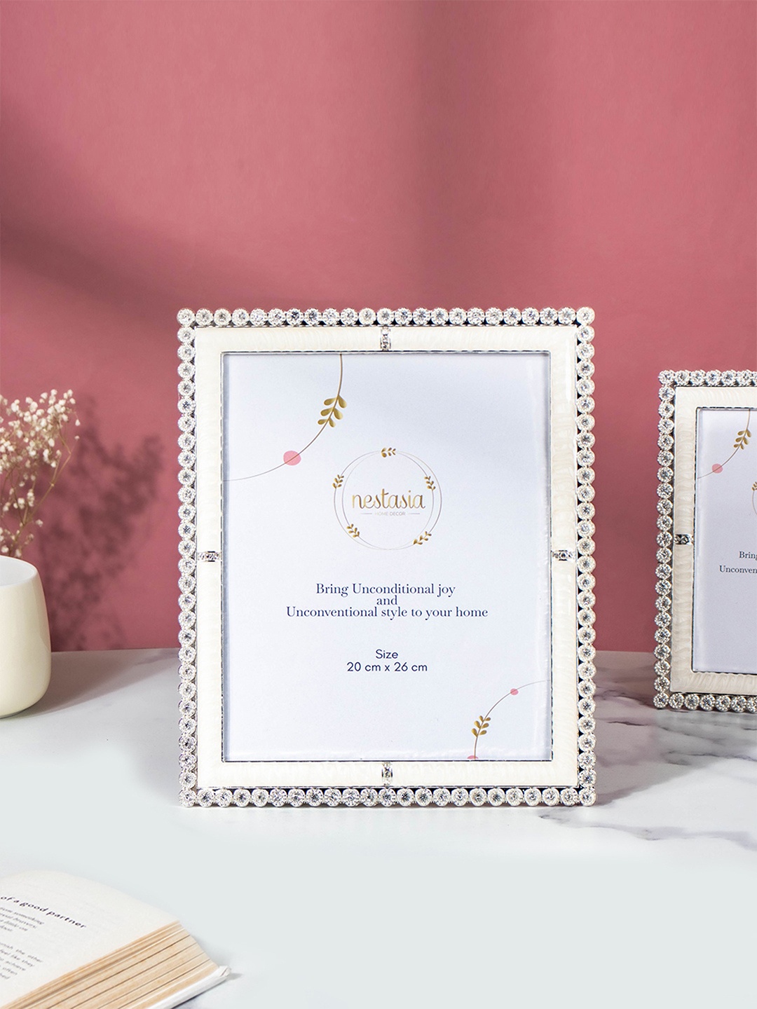

Nestasia Silver-Toned Table Photo Frames