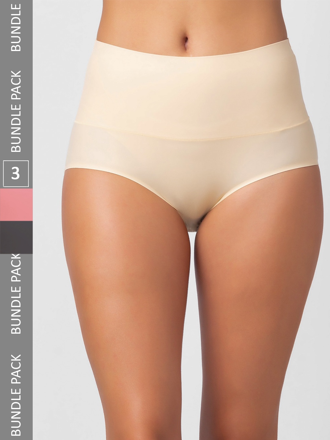 

FashionRack Women Pack Of 3 Assorted Hipster Briefs