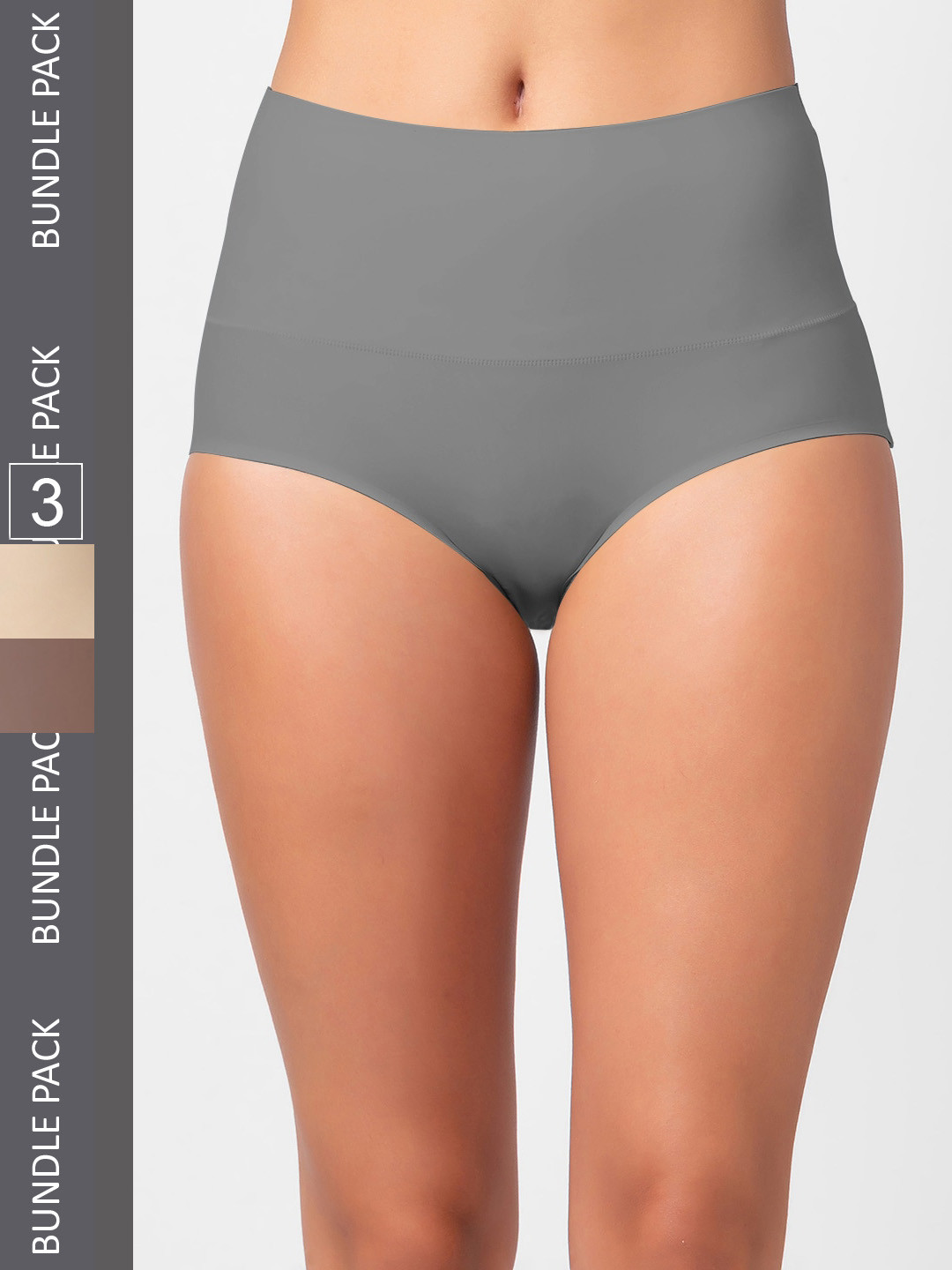 

FashionRack Women Pack Of 3 Assorted Hipster Briefs