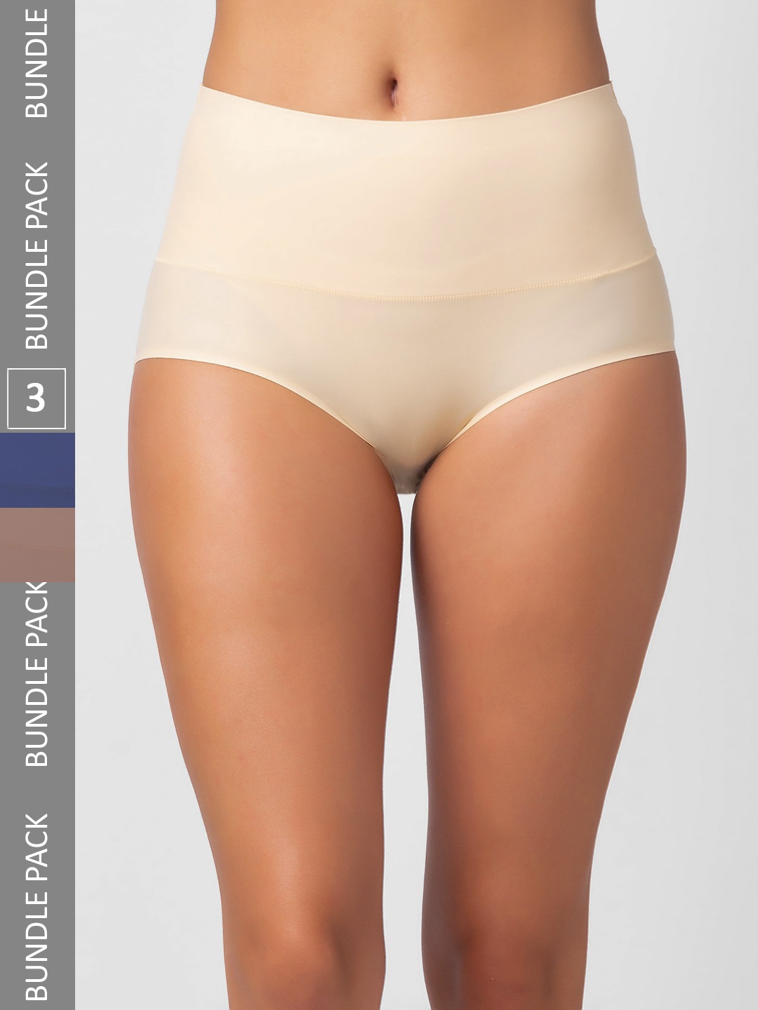 

FashionRack Women Pack Of 3 Assorted Hipster Briefs