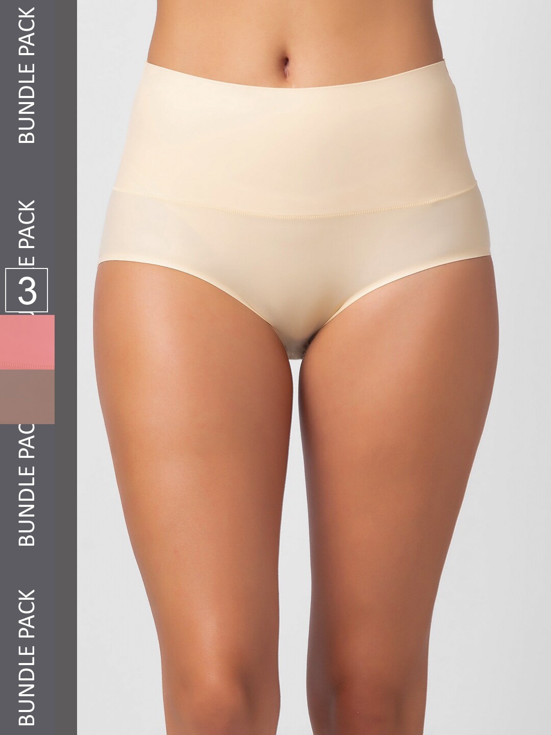 

FashionRack Women Pack Of 3 Assorted Hipster Briefs