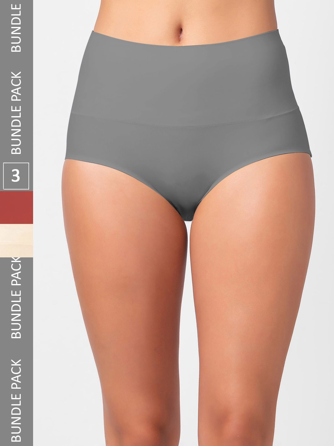 

FashionRack Women Pack Of 3 Assorted Hipster Briefs