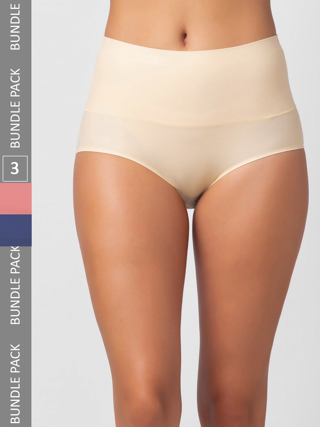 

FashionRack Women Pack Of 3 Assorted Hipster Briefs