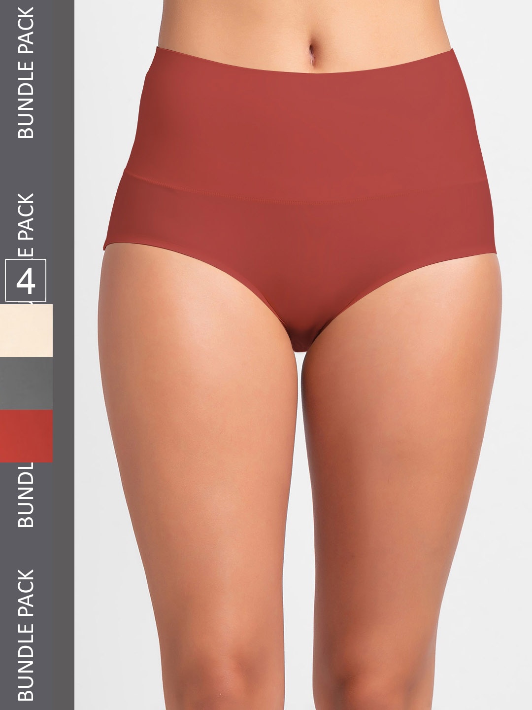

FashionRack Women Pack Of 4 Assorted Hipster Briefs