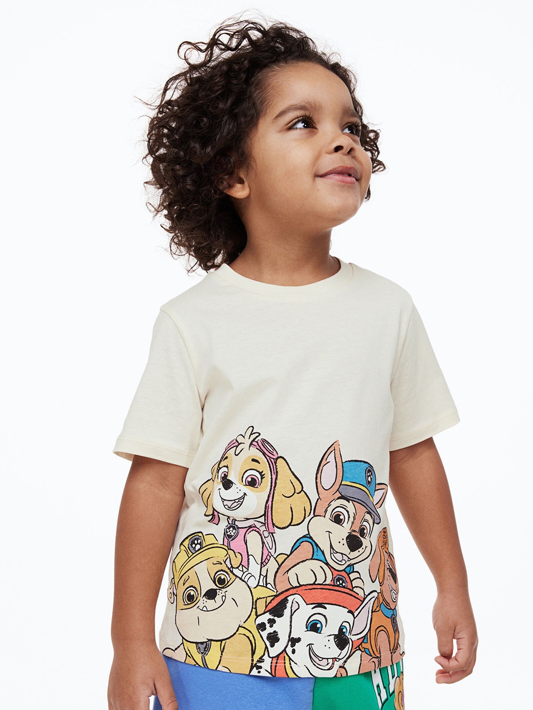 

H&M Boys Printed T-Shirt, Off white