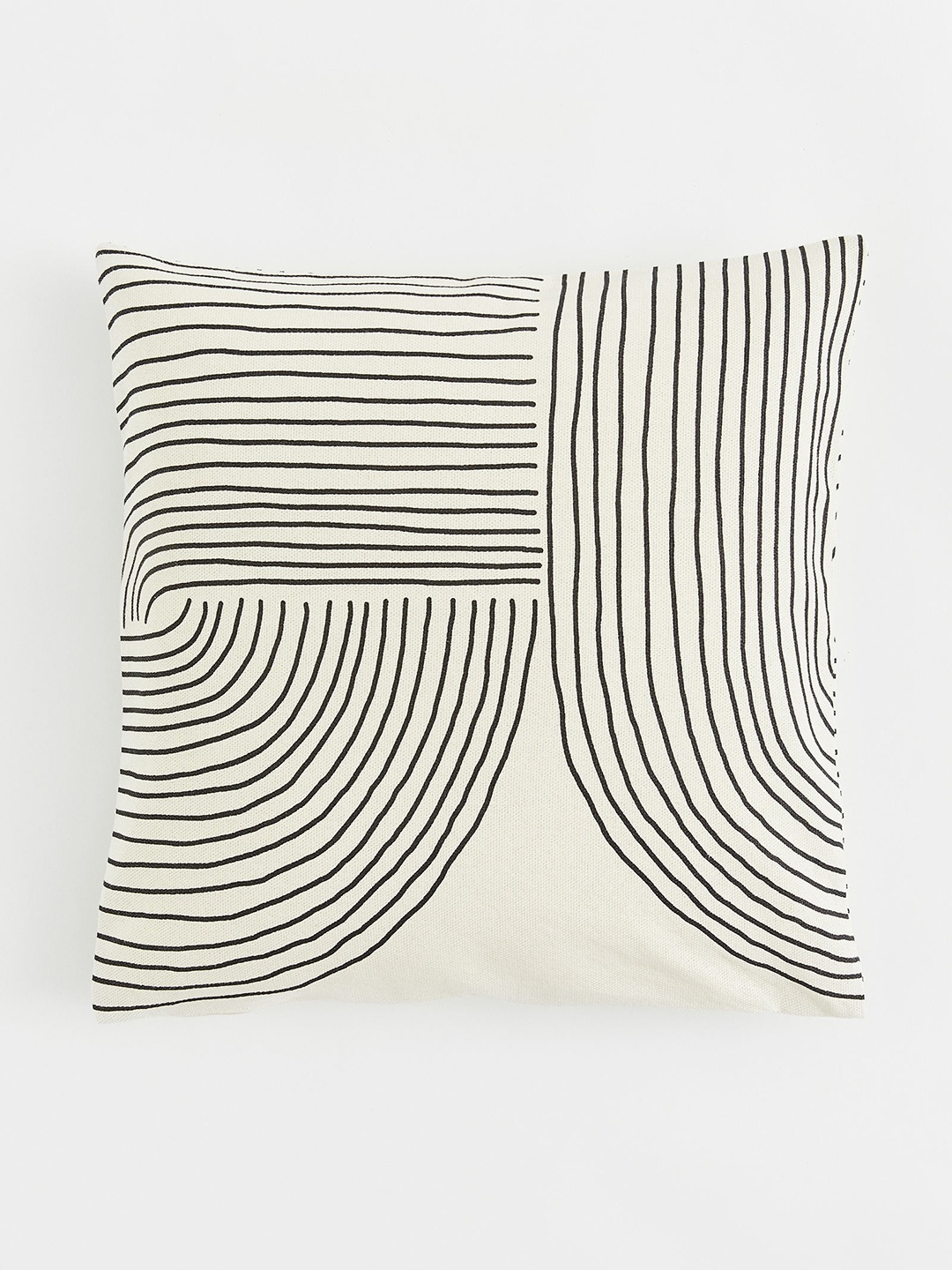 

H&M Cotton Canvas Cushion Cover, Beige