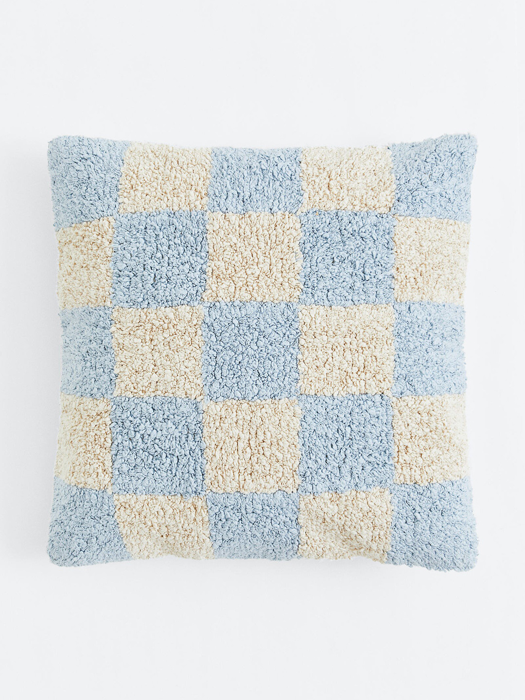 

H&M Tufted Cotton Cushion Cover, Blue
