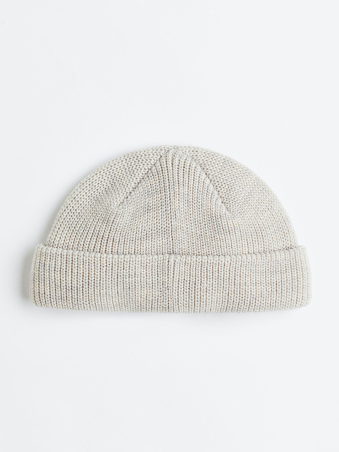 

H&M Men Rib-Knit Hat, Grey