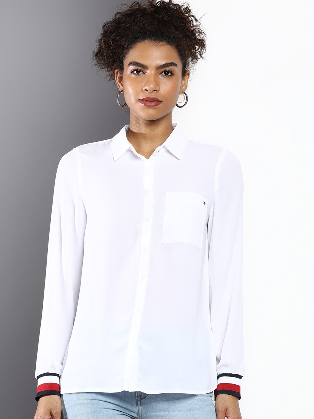 

Tommy Hilfiger Women White Casual Shirt