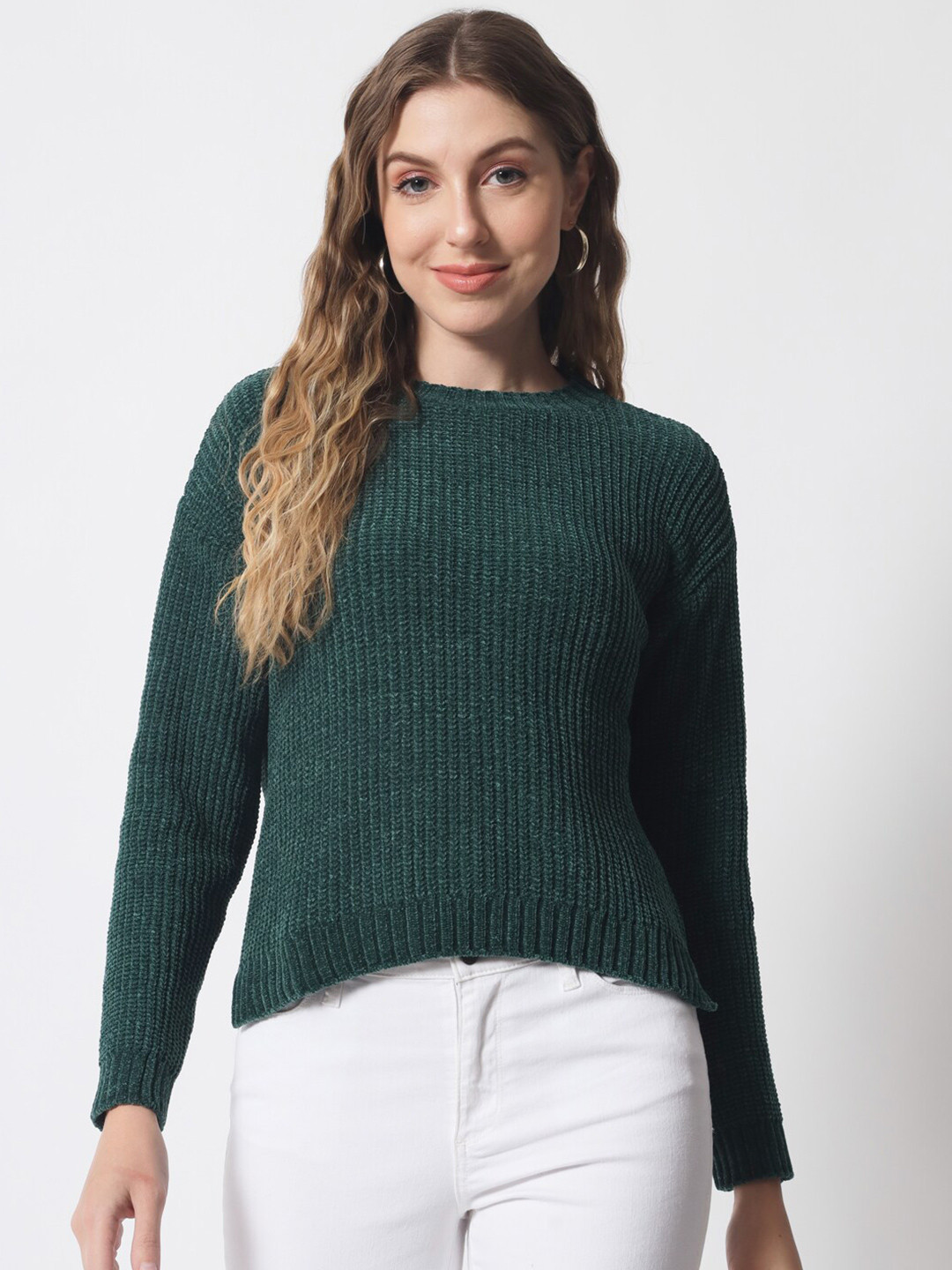 

DAiSY Women Teal Pullover