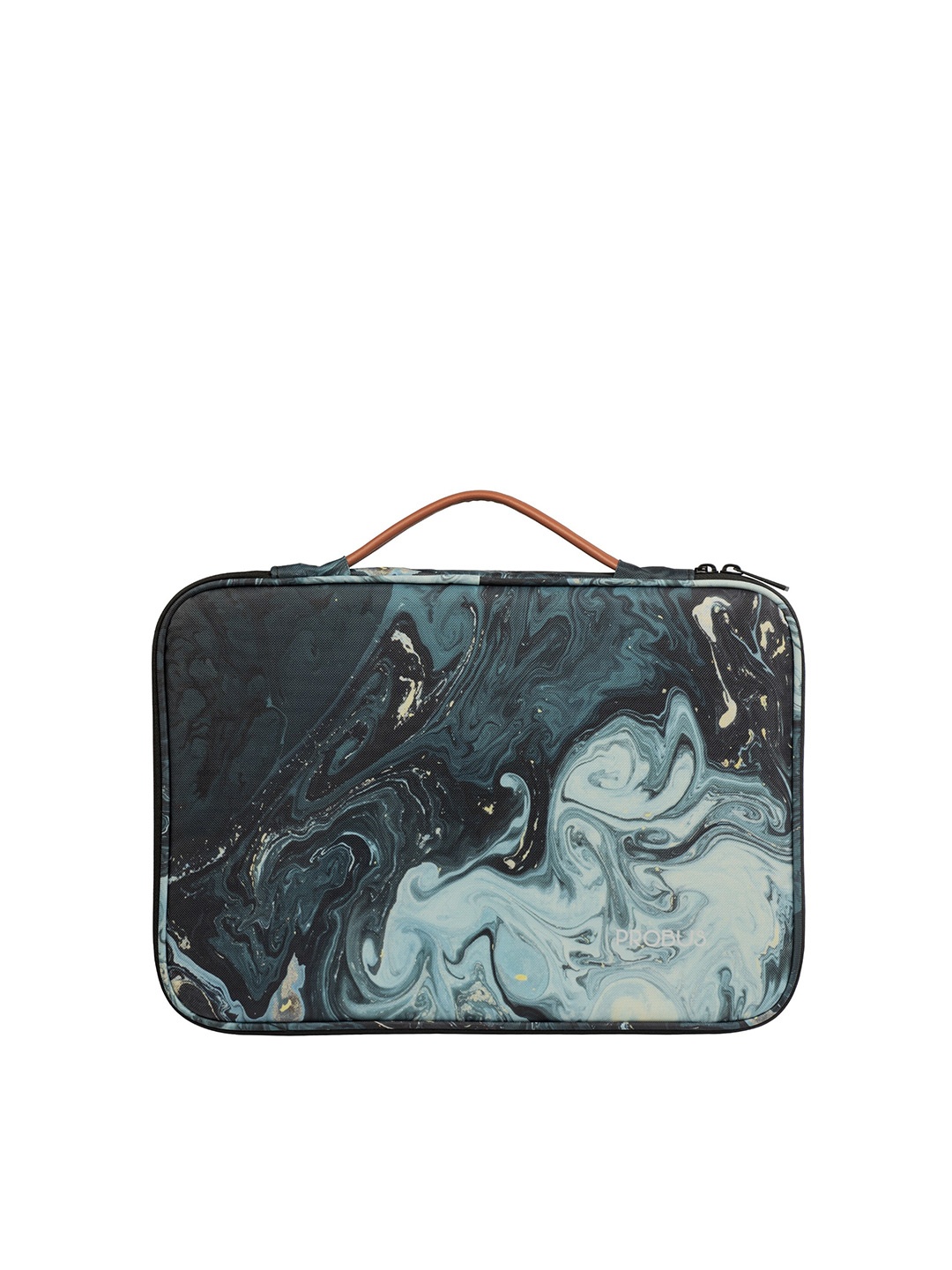 

PROBUS Unisex Blue & Teal Printed Laptop Sleeve