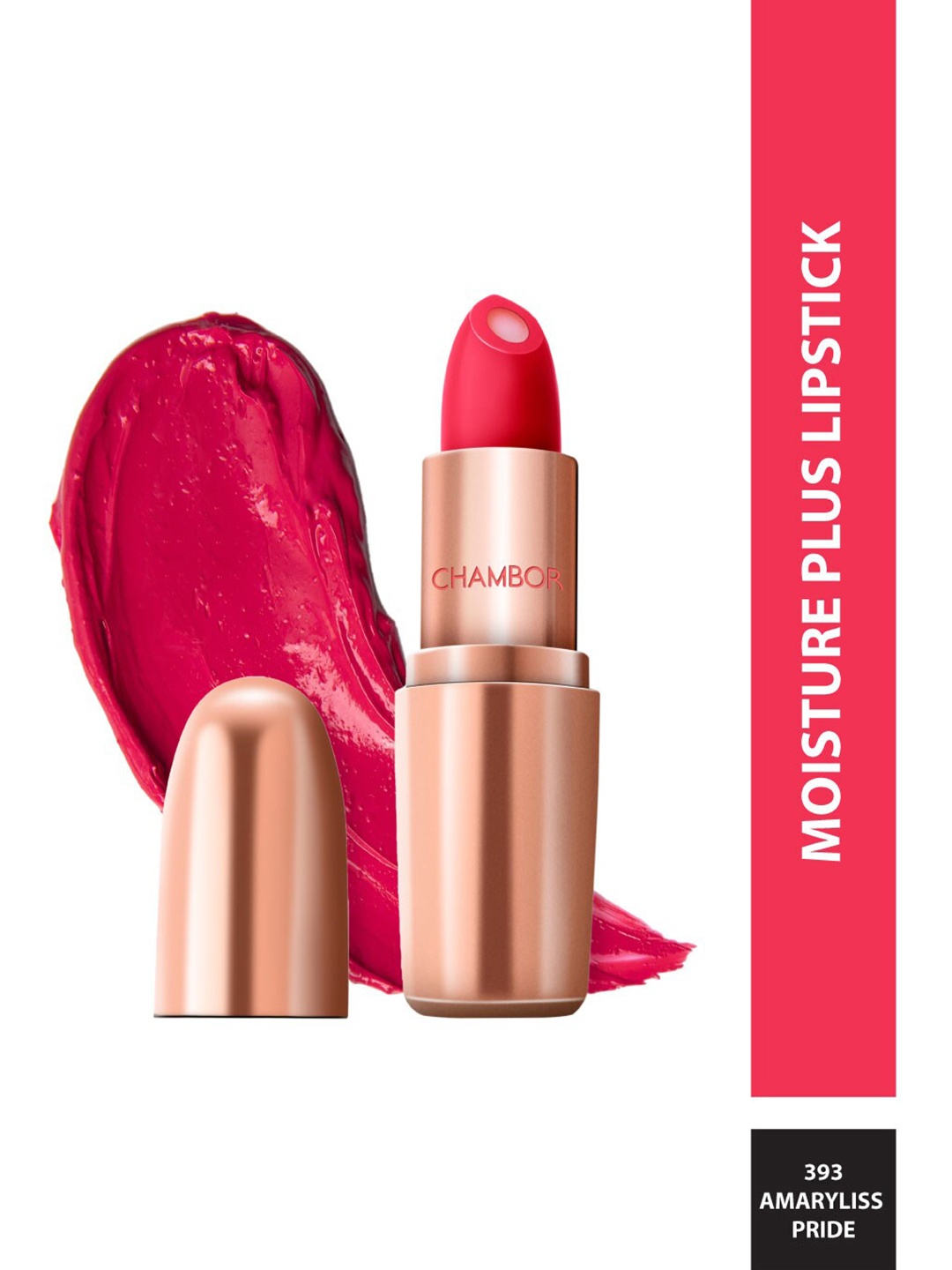 

Chambor Floriographie Moisture Plus Lipstick 4.5 g - Amaryllis Pride 393, Fuchsia
