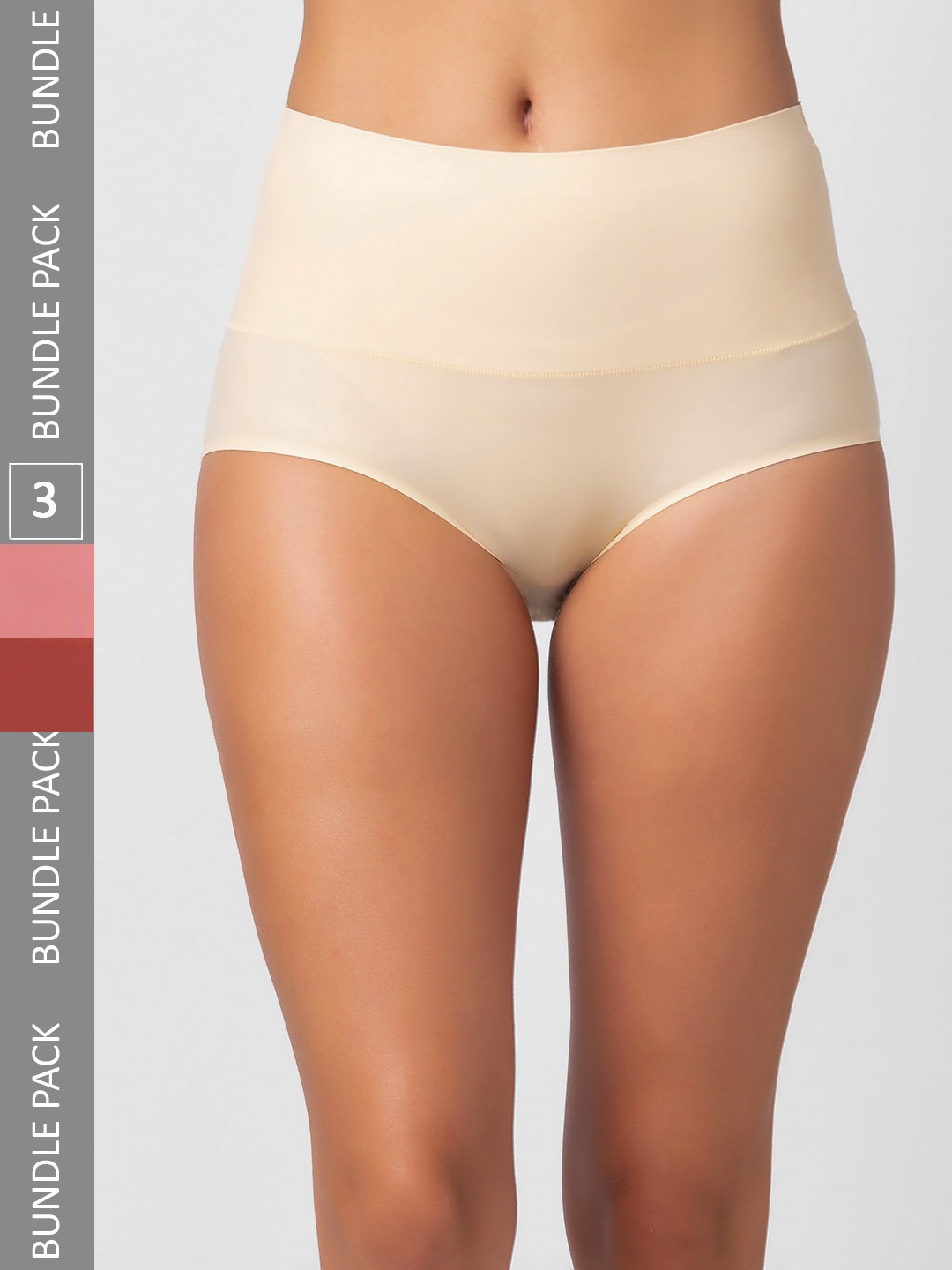 

FashionRack Women Pack Of 3 Assorted Hipster Briefs