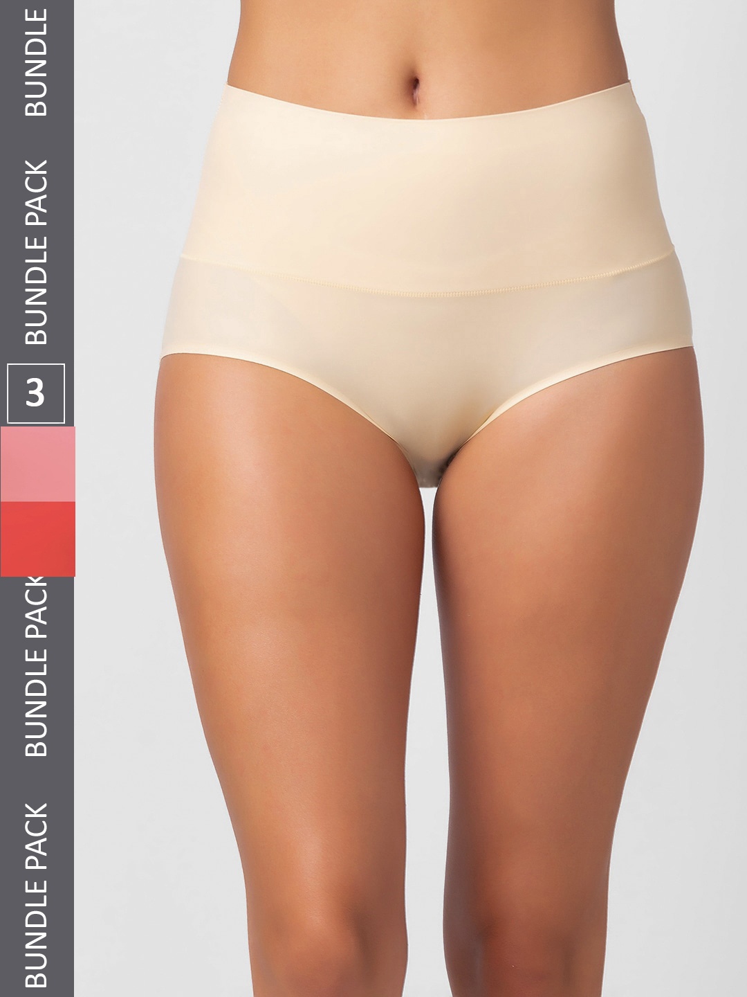 

FashionRack Women Pack Of 3 Assorted Hipster Briefs